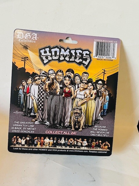 Homies Toy Figures DGA lowrider Series 13 MOC Sealed Chorizo