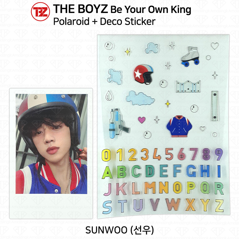 The Boyz Be Your Own King Polaroid Photocard with Deco The Boyz Be Your Own King Polaroid Photocard with Deco