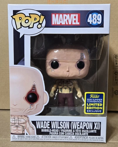 Funko Pop Wade Wilson #489 (Weapon XI) SDCC Walgreens Exclusive X-Men Deadpool