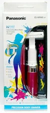 NEW Panasonic Precision Slimline Ladies Travel Body SHAVER Compact Wet/Dry Pivot