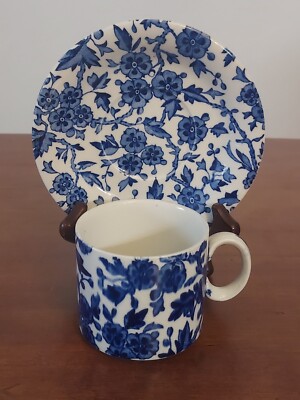 Arden Burleigh ブルーアーデン花柄皿 2枚セット Burleigh Blue Arden Dinnerware – Hester & Cook