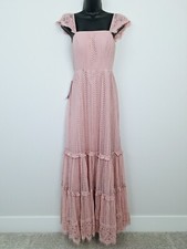 Azazie Dress 4 Dusty Rose Prom Bridesmaid Boho Cottagecore Formal Bora NEW f