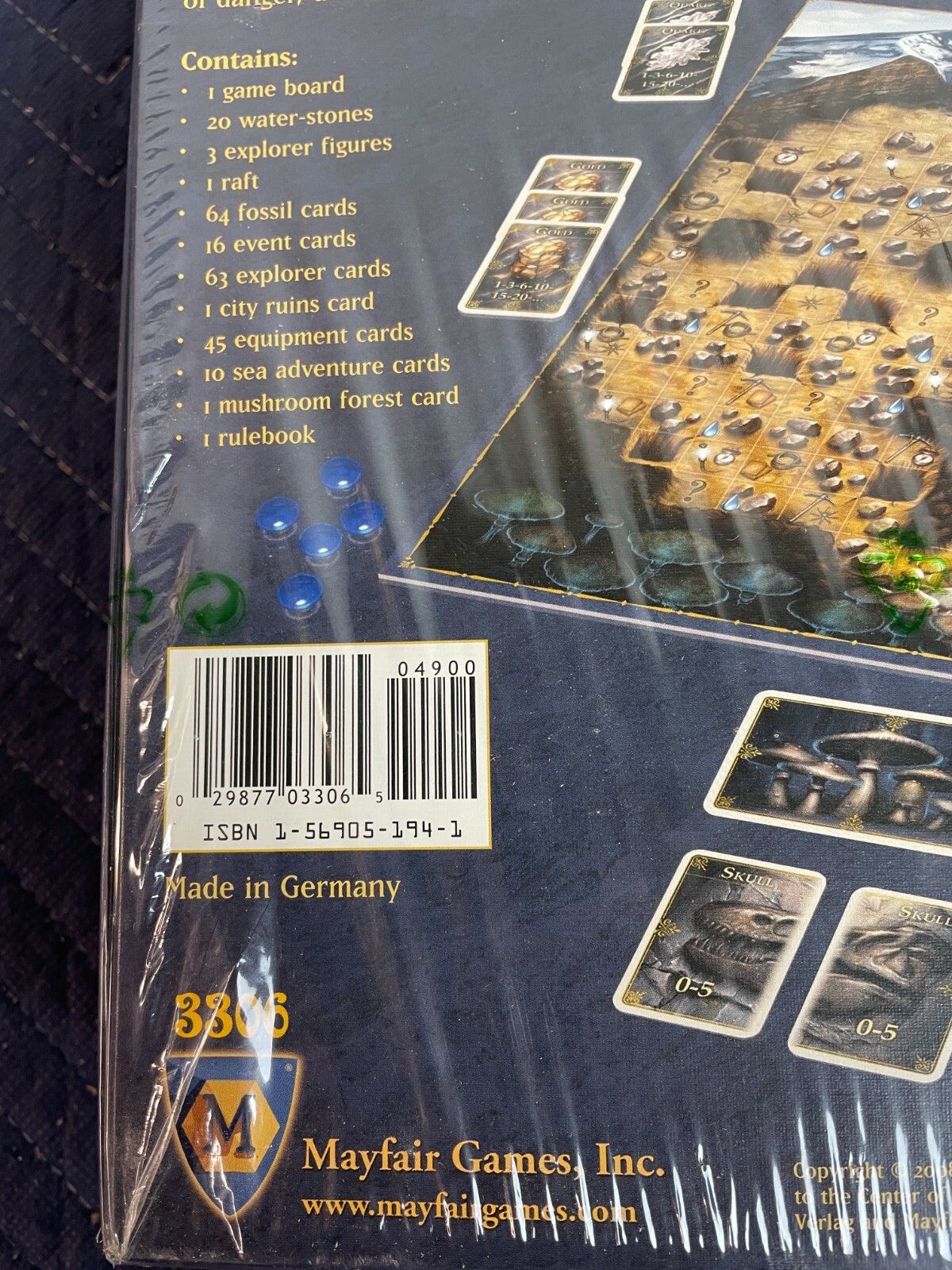 Mayfair Jules Vernes Journey To The Center Of the Earth Board Game NEW