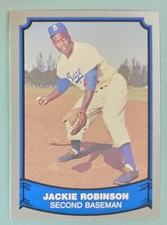 1989 Pacific Baseball Legends Jackie Robinson Brooklyn Dodgers #40