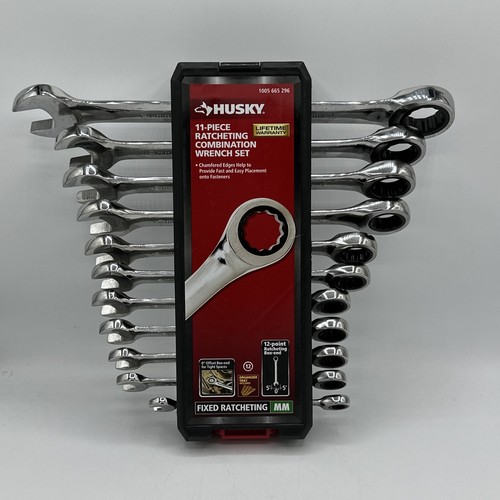 Husky Ratcheting Metric Combination Wrench Set (11Piece) eBay