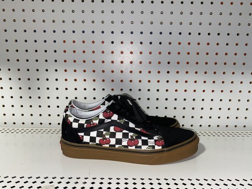 vans checkered with cherries