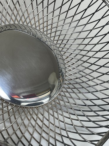 Unusual Vintage Hexagonal Woven Gorham Silverplate Bread Basket 10” YC764 - Picture 11 of 13