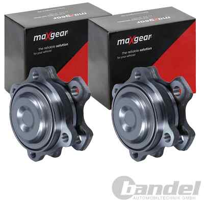 2X MAXGEAR RADLAGER-SATZ VORNE PASSEND FÜR BMW 3 5 6 7 X3 Z4 LINKS+RECHTS