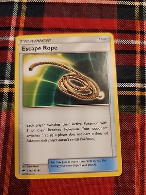 escape rope pokemon card Escape Rope 114/147 Uncommon - Pokemon Sun & Moon Burning Shadows Card