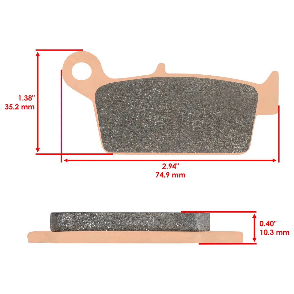 Brake Pads for Suzuki RM125 RMZ250 RM250 Front Rear Brakes 1996-2016 - Image 3 of 4