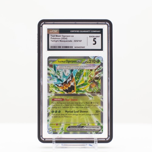 Teal Mask Ogerpon ex graded CGC 5 for sale on eBay