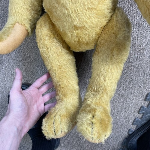 Oso mohair grande Kathleen Wallace 1988 Stier Bears 26" totalmente articulado - Imagen 8 de 20