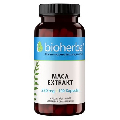 Bioherba Maca Extrakt 350 mg 100 Kapseln