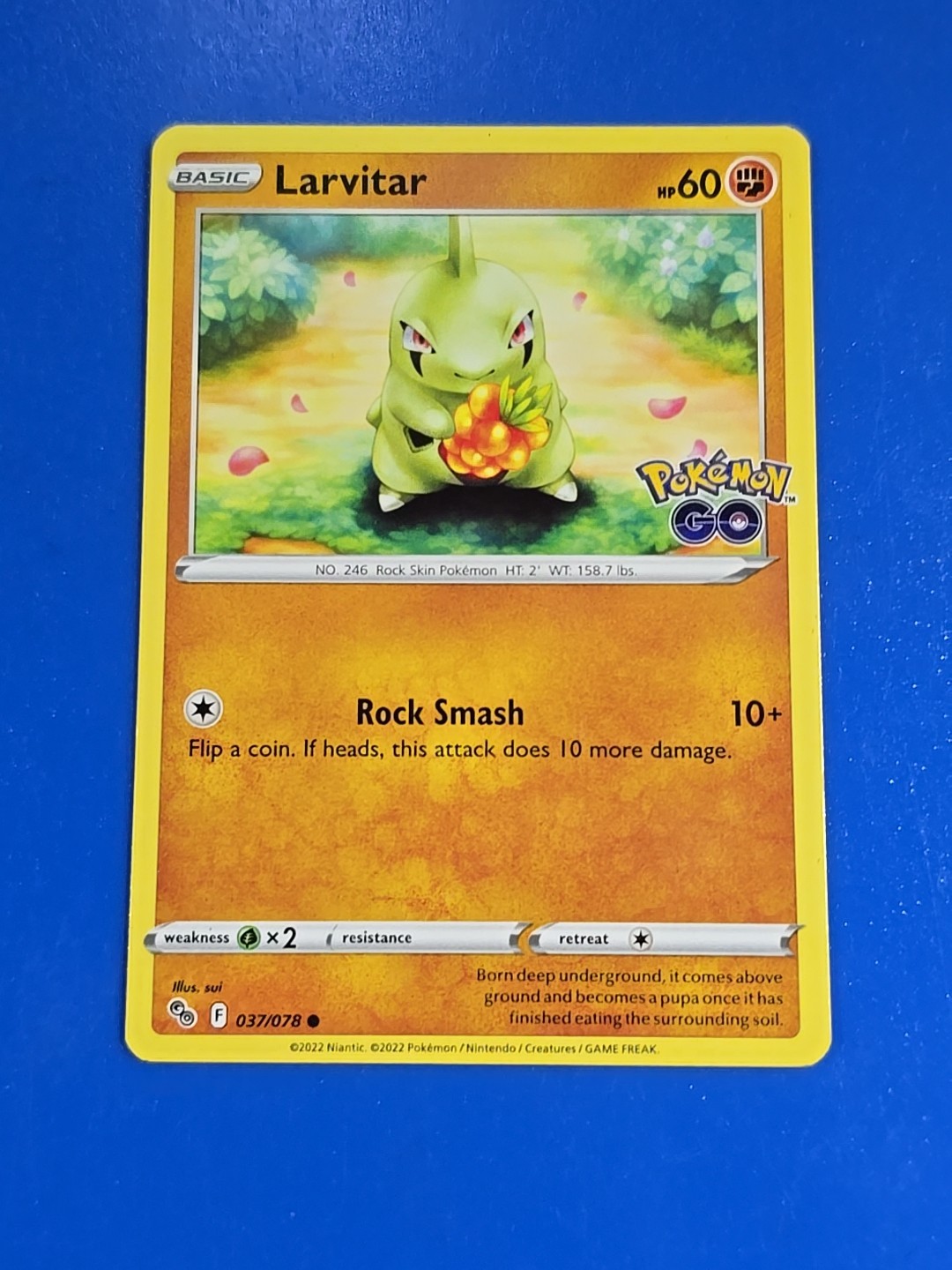 Larvitar 037/078 Pokémon GO Regular