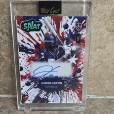Wild Card Splat Jordin Griffin 1/1 Autograph Limited Edition Baseball Card