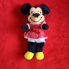 Rare VTG Minnie Mouse Plush 1960 Walt Disney Original Clothes/Ribbons USA Made