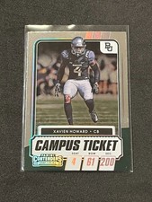 2021 Panini Contenders Draft Picks Football Xavien Howard Campus Ticket #73