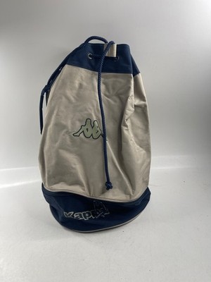 Kappa Rucksack ca. 30 x 45 cm beige dunkelblau Vintage