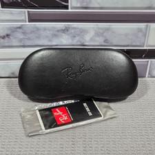 Ray Ban Universal Black Medium Hard Case for Eyeglasses  Reading Glasses Cloth