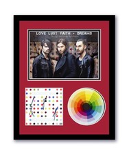Thirty Seconds To Mars Autographed 11x14 Framed CD Photo Love Lust Faith ACOA