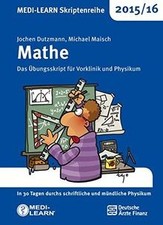 MEDI-LEARN Skriptenreihe 2015/16: Mathe - Das Übungsskri... | Buch | Zustand gut