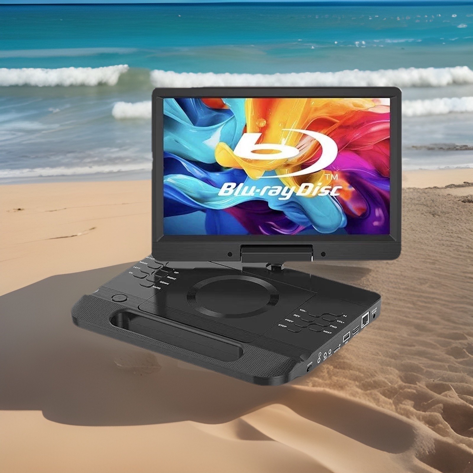 With 12&rsquo;&rsquo; 1080p Full Hd Swivel Screen