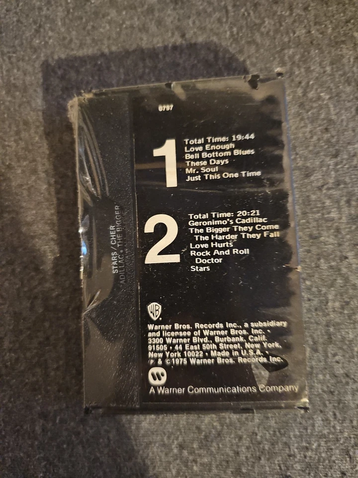 Cher - Stars  Cassette Tape  1975   Super Rare    Read Description  - Image 2 of 4