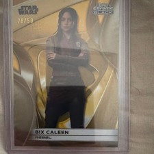 Topps Chrome Black Star Wars Bix Caleen Serial Numbered Card CB-39 /50 Andor