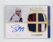 2007 O-Pee-Chee Premier Gold Spectrum /15 Sam Gagner #152 Auto Patch Rookie RC