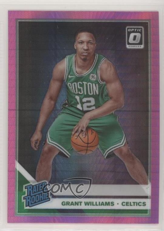 2019 Panini Donruss Optic Rated Rookie Pink Hyper Prizm Grant Williams #157 12g7