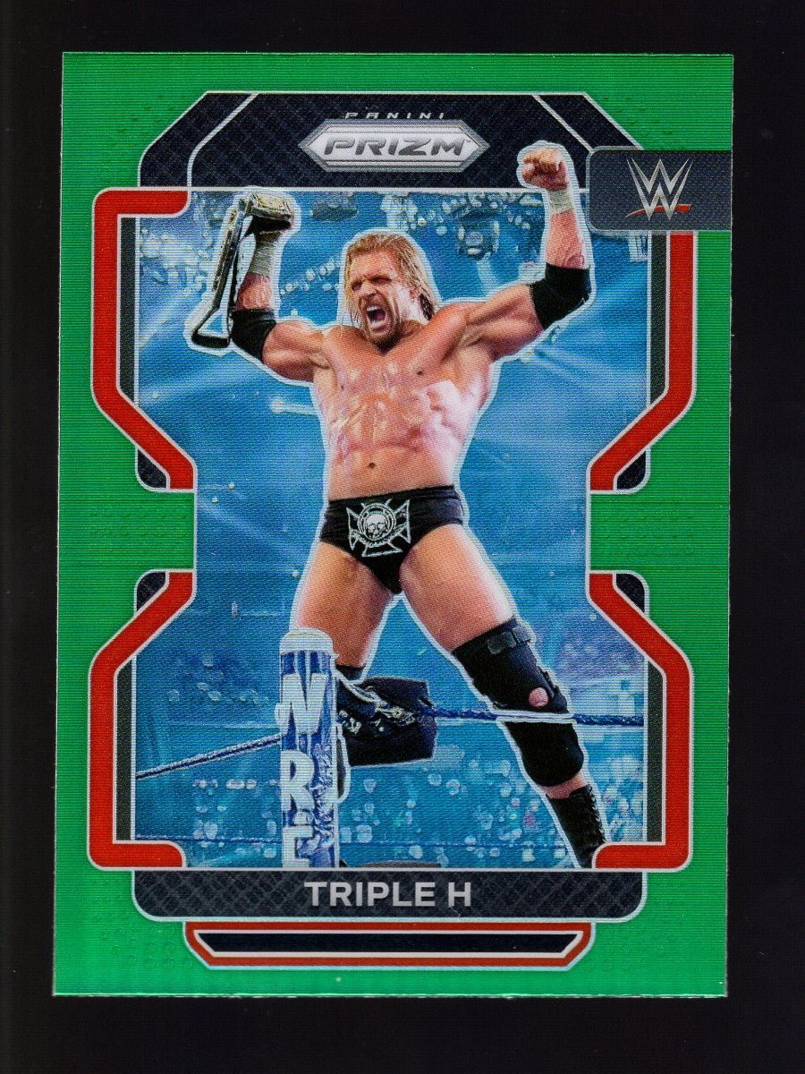 2022 PRIZM WWE GREEN #194 TRIPLE H HHH HUNTER HEARST HELMSLEY
