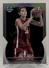 2022-23 Bowman University Chrome - Lauren Betts #49 Refractor (RC)