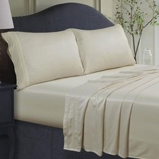 Sateen Weave King Size Set - 100 Rayon from Bamboo with 300 Thread Count -