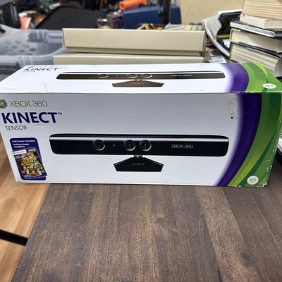 XBOX 360 Kinect Sensor In Open Box With Manuals and Cords Game Not Included