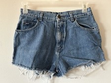 Vintage LEE Cut Off Women's High-Rise Shorts 28" W " EUC