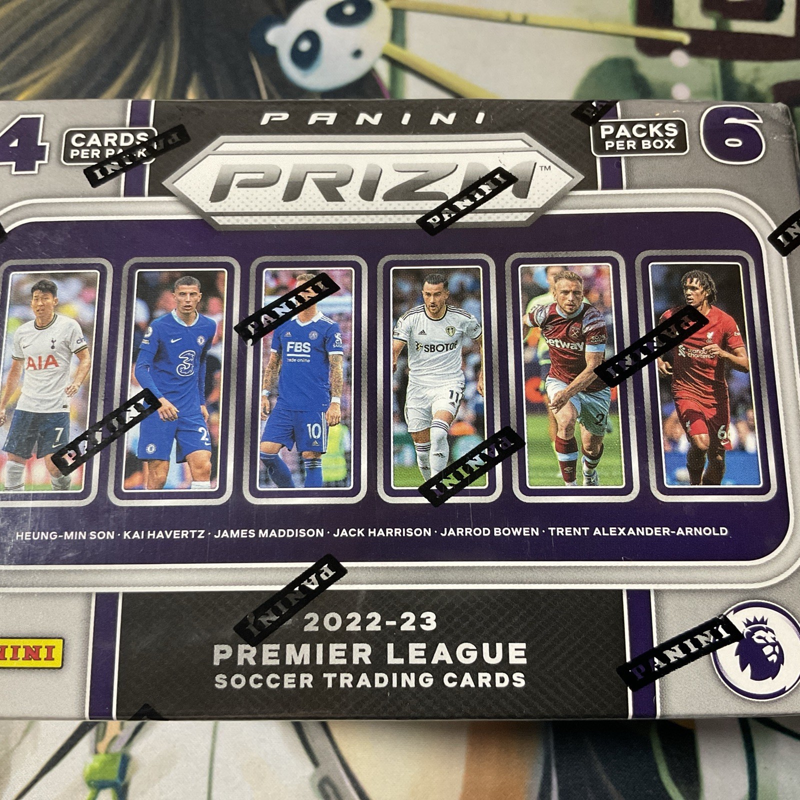 2022 2023 PANINI Premier League Soccer Trading Cards Prizm Blaster Box - 6 Packs view 4