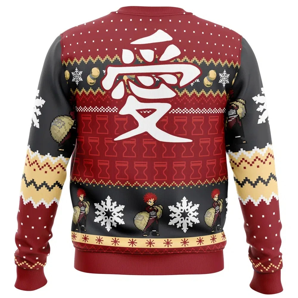 Narutoo Shippuden Gaara Christmas Ugly Sweater