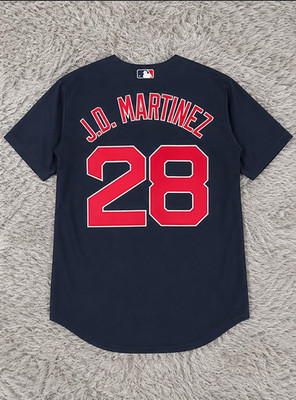 J.D. Martinez #28 Boston Red Sox Navy Blue Cool Base Sewn Stitched Jersey