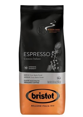 Bristot Espresso Cremoso Italiano Ground Coffee 8.8oz