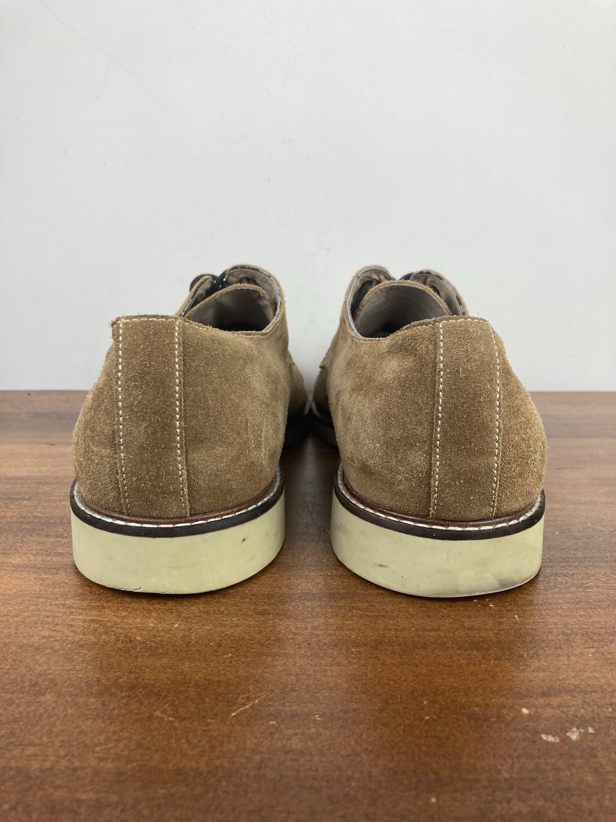 SAOLA Scarpe Oxford Banana Republic scamosciate nabuk scamosciate derby marroni stringate uomo 12M