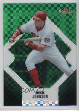 2006 Topps Finest Green X-Fractor 11/50 Nick Johnson #36 fm0