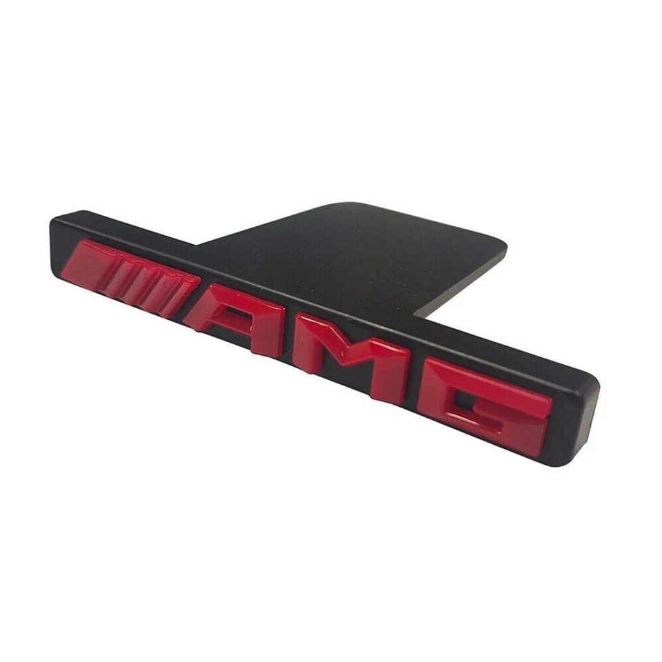 Red*AMG Emblm Badge For Panamericana GT Grill E43 C43 GLC43 C63 G63 E C Class Foto 4 de 4
