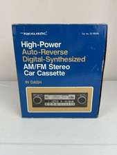 Vintage Radio Shack Car Stereo Cassette Player -realistic Model 12-1912b