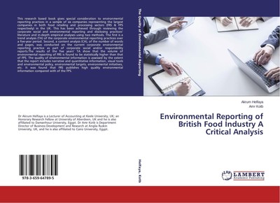 Environmental Reporting of British Food Industry A Critical Analysis Taschenbuch