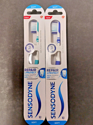 2 x Sensodyne Repair & Protect Soft Zahnbürste verschiedene Farben