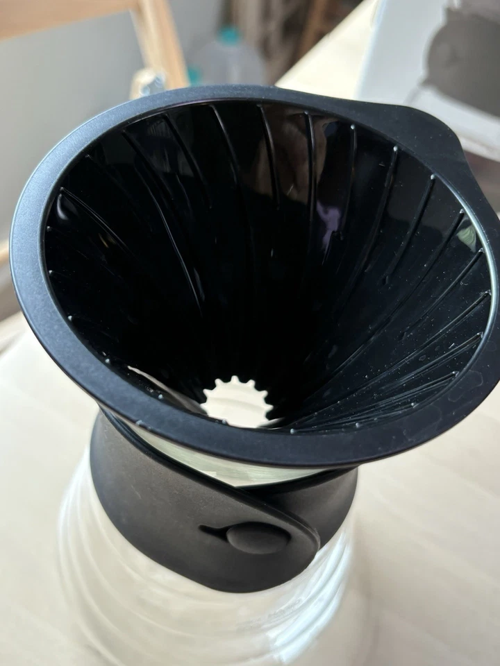 Jarra de goteo de vidrio para verter sobre café Hario V60 700 ml 1-4 tazas JAPÓN Foto 3 de 4