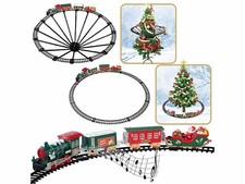 Playtastic Weihnachtszug Batterie Zug für Weihnachtsbaum mit Sound & Licht