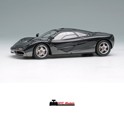 McLaren F1 Road Car 1994 Jet Black Gray Metallic 1:43 Make Up EIDOLON EM748H