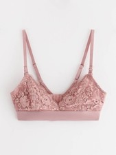 Lindex MOM Seamless Nursing Bra Light Dusty Pink Size XL
