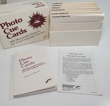 Photo Cue Cards 300 Full Color Language Practice Communication Skill Builders